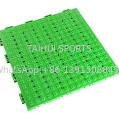Pad de choque de goma verde de 14 mm para césped artificial / campos deportivos