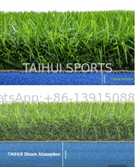 Campo deportivo Césped artificial de drenaje de césped ecológico Césped sintético ecológico
