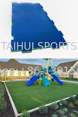 Alfombrillas entrelazadas de seguridad para protección contra impactos, acolchadas y suaves, para caídas, rompecabezas, de 10 mm a 50 mm, para parques infantiles