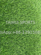 Campo de fútbol de plástico de 40 mm hierba artificial de PP y PE