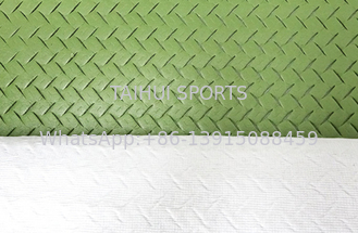 UV5000 Nuevo estilo 8-20mm Polyethylene Shockpad Substrato para campos de fútbol / rugby / hockey Sin mantenimiento y excelente resistencia a los rayos UV