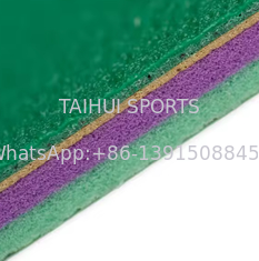Resistencia al desgaste profesional Corte de deportes de PVC interior suelos deportivos sintéticos personalizados