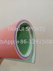 Baldosas de PVC para suelo de bádminton de 6 mm Verde/Azul/Amarillo/Rojo/Gris, fitness, PVC para suelo interior y exterior