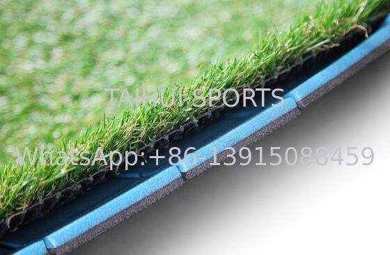 Base amortiguadora certificada por la FIFA con diseño de orificios de diamante para campos deportivos de césped artificial de longitud personalizada