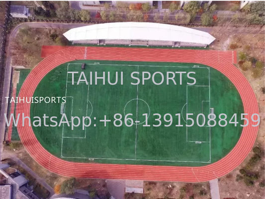 Estándar de la FIFA 8mm 10mm 15mm Césped artificial con excelente absorción de golpes para campos deportivos