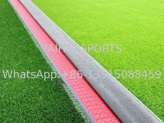 Estándar de la FIFA 8mm 10mm 15mm Césped artificial con excelente absorción de golpes para campos deportivos
