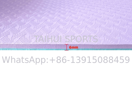Gimnasio de yoga de ejercicios cotidianos, esteras de yoga de 6 mm, esteras de suelo cómodas