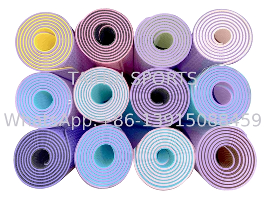 Gimnasio de yoga de ejercicios cotidianos, esteras de yoga de 6 mm, esteras de suelo cómodas