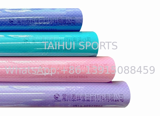 Unisex Yoga Exercise Mat Matos de ejercicio antiderrapante grueso con correa elástica