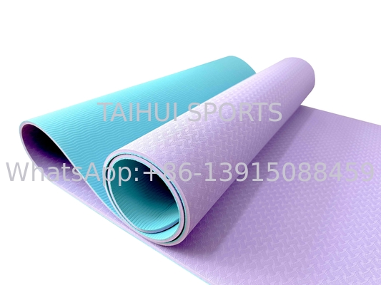 TPE Yoga Exercise Fitness Mats, Altas Densidades de Matas de Entrenamiento Sin Deslizamiento