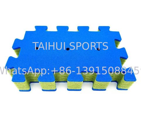 HIC/CFH Tested Playground Shock Pad with 15-70mm Thickness and Waterproof Drainage Holes for Safe Play Areas
