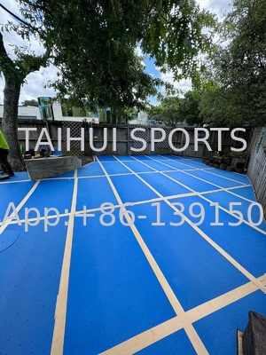 Sistema de césped sintético con almohadillas de choque TAIHUI para los patios de recreo