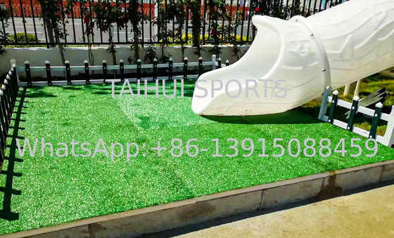 Pad de choque de espuma resistente al fuego hierba artificial para todos los deportes polivalente y estándar de la FIFA