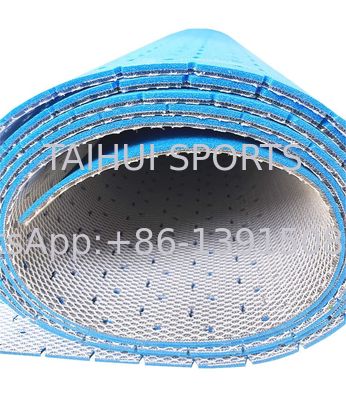 Bajo el suelo de los pisos deportivos de césped artificial con espesor personalizable