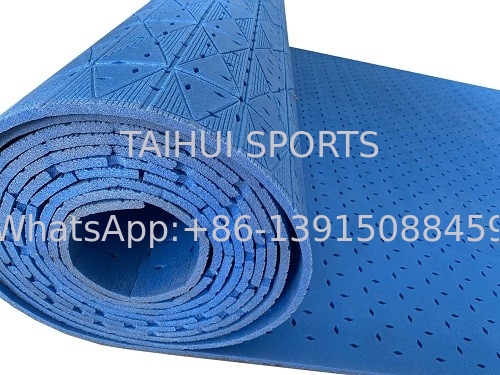 Pad de absorción de choques de espuma para el recubrimiento de césped artificial EN15530-4 /FIFA 2024