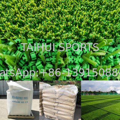 Anti-UV Hierba artificial de relleno TPE Granula Absorción de choque Fútbol / Golf / Baloncesto / Gimnasio