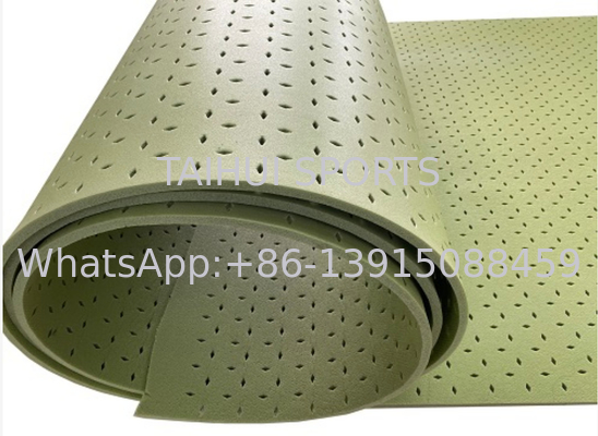 UV5000 8-20mm Polyethylene Shockpad Underlay para campos de fútbol / rugby / hockey Sin mantenimiento y excelente resistencia a los rayos UV