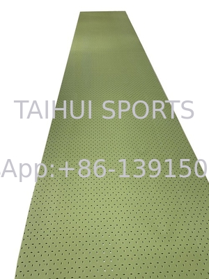 TAIHUI T2510G Bajo de la almohadilla de choque Diseño ligero Excelente absorción de choque Largo de rodillo personalizable Alta durabilidad Verde/Customizar
