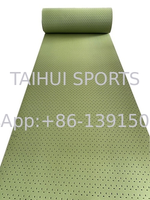 TAIHUI T2510G Bajo de la almohadilla de choque Diseño ligero Excelente absorción de choque Largo de rodillo personalizable Alta durabilidad Verde/Customizar