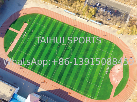 16800 Densidad Césped artificial ecológico fácil de instalar Césped al aire libre de 30 mm 50 mm para necesidades deportivas
