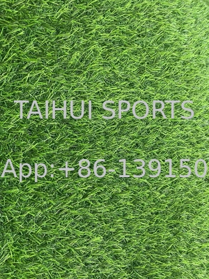 Campo de fútbol de plástico de 40 mm hierba artificial de PP y PE