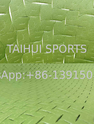 UV5000 Nuevo estilo 8-20mm Polyethylene Shockpad Substrato para campos de fútbol / rugby / hockey Sin mantenimiento y excelente resistencia a los rayos UV