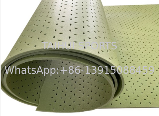 2025 Top Diamond-Pattern Shock Pad PE espuma bajo hierba artificial para el campo de deportes