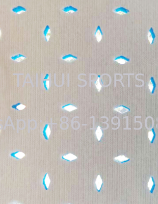 Almohadilla amortiguadora resistente a los rayos UV para campos deportivos, tela laminada y tela de nailon 3D, espuma de PE bajo césped artificial