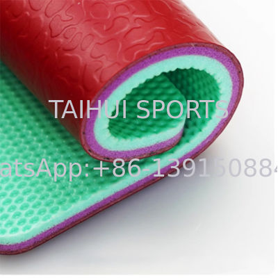 Piso de PVC para deportes para canchas de tenis / baloncesto / bádminton / voleibol / gimnasio
