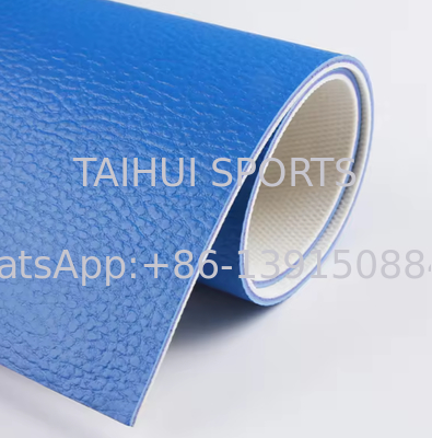 Fábrica Directamente Pvc Bádminton Roll up pisos de vinilo de la cancha de deportes de caucho de piso de alfombras de plástico de PVC de piso