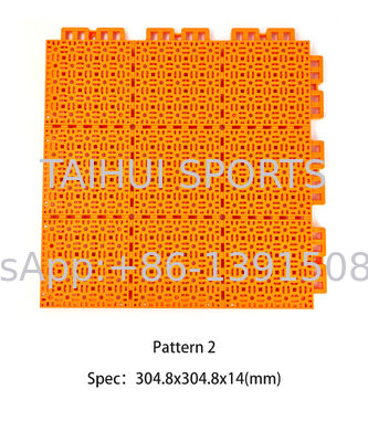 Tiles para pisos de canchas de baloncesto al aire libre Protección de seguridad Tiles de bloqueo de PP