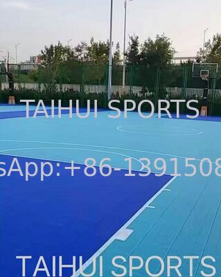 Basketball Flooring Outdoor Plastic Modular Floor Tiles for Basketball Court Volleyball Court Pickleball Court