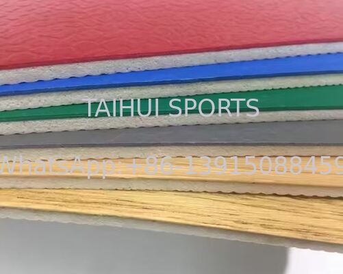 Absorción de choques antideslizante Vinyl Volleyball Baloncesto Piso de pista de pickleball