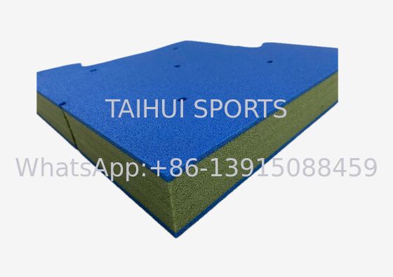Pad de choque de espuma de PE probado por HIC/CFH con rendimiento de drenaje de agua y grosor de 10-100 mm para la seguridad del patio de juego