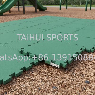 Tapete de seguridad entrelazado de espuma de PE con grosor de 10-100 mm y HIC y CFH garantizados para almohadilla de choque de parque infantil