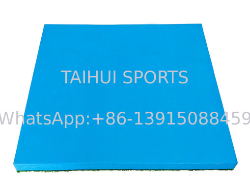 30-80mm HIC/CFH probado de absorción de choques de campo de juego de almohadilla de choque con alta permeabilidad al agua almohadilla de rompecabezas de hierba artificial