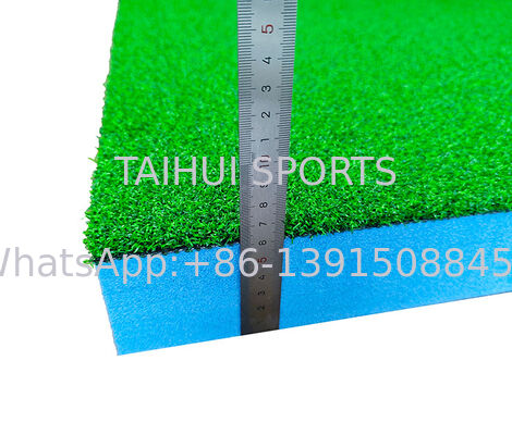30-80mm HIC/CFH probado de absorción de choques de campo de juego de almohadilla de choque con alta permeabilidad al agua almohadilla de rompecabezas de hierba artificial