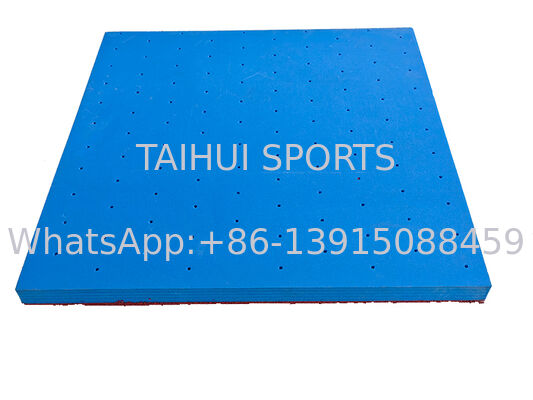 30-80 mm HIC/CFH Pad de choque probado con superficie EPDM para el recubrimiento del patio de recreo y alta permeabilidad al agua
