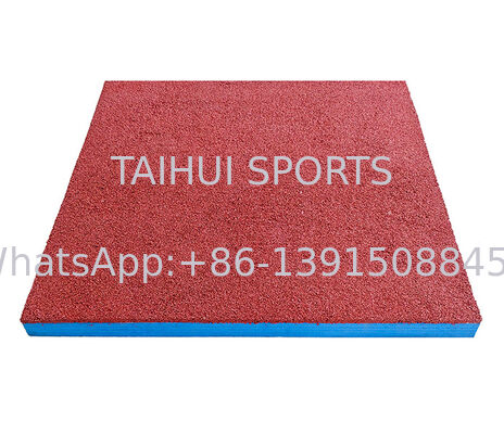 EPDM Sheet Shock Pad 20-100mm espesor Alta permeabilidad al agua y absorción de choques Alfombra de suelo de caucho para patio de juegos