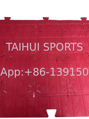 Interconexión de césped artificial de absorción de choques de la capa inferior de fácil instalación para el campo de deportes