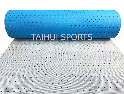 Bajo el suelo de los pisos deportivos de césped artificial con espesor personalizable