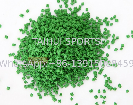 Anti-UV Hierba artificial de relleno TPE Granula Absorción de choque Fútbol / Golf / Baloncesto / Gimnasio