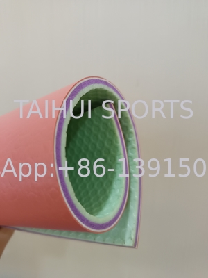 Baldosas de PVC para suelo de bádminton de 6 mm Verde/Azul/Amarillo/Rojo/Gris, fitness, PVC para suelo interior y exterior