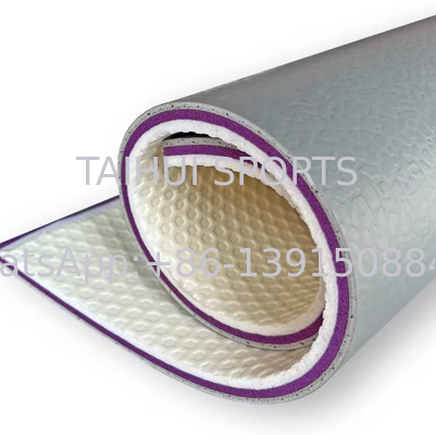 Fábrica Directamente Pvc Bádminton Roll up pisos de vinilo de la cancha de deportes de caucho de piso de alfombras de plástico de PVC de piso