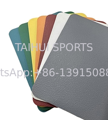 Piso de PVC para interiores de 4,5 mm, 6 mm, 7 mm y 8 mm de espesor para canchas de fútbol sala y suelos deportivos de interior