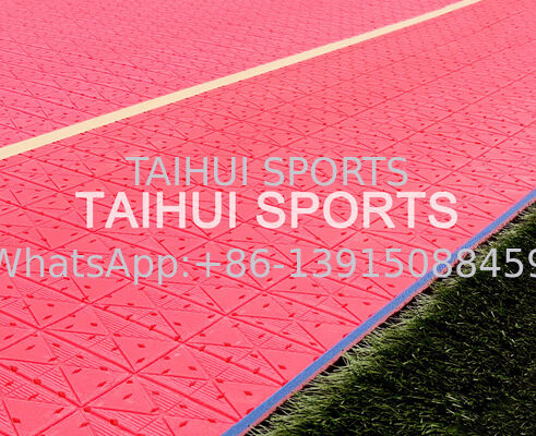 FIFA y FIFA2024 Standard Shock Pad Underlay con espesor de 10 mm 12 mm 15 mm para una excelente absorción de vibraciones en campos deportivos