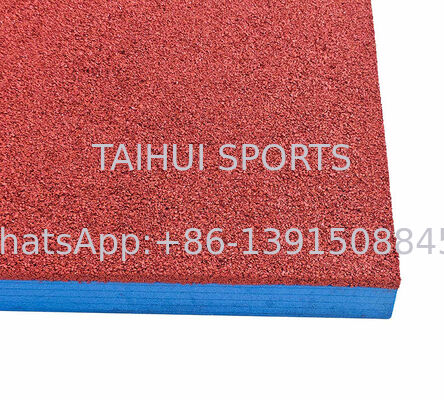 Chapa de choque EPDM de alta permeabilidad al agua y absorción de choques de goma para el suelo de la alfombra de cojín para el patio de juegos