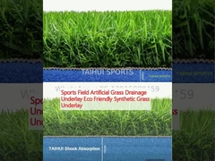 Campo deportivo Césped artificial de drenaje de césped ecológico Césped sintético ecológico