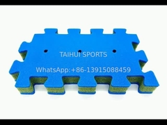 Deportes al aire libre en interiores Pad de choque de hierba artificial HIC prueba de impacto de seguridad capa blanda