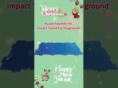 Pad de choque para el patio de juegos Pad de rompecabezas Caída suave 30mm 40mm 50mm Resistente a los rayos UV